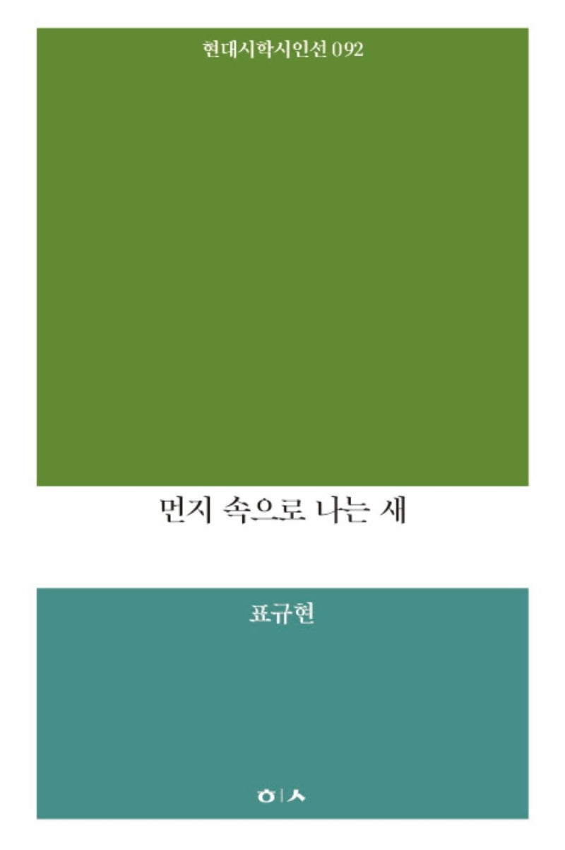 먼지 속으로 나는 새(현대시학 시인선 92)