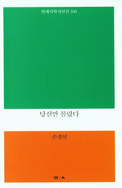당신만 몰랐다(현대시학시인선 103)