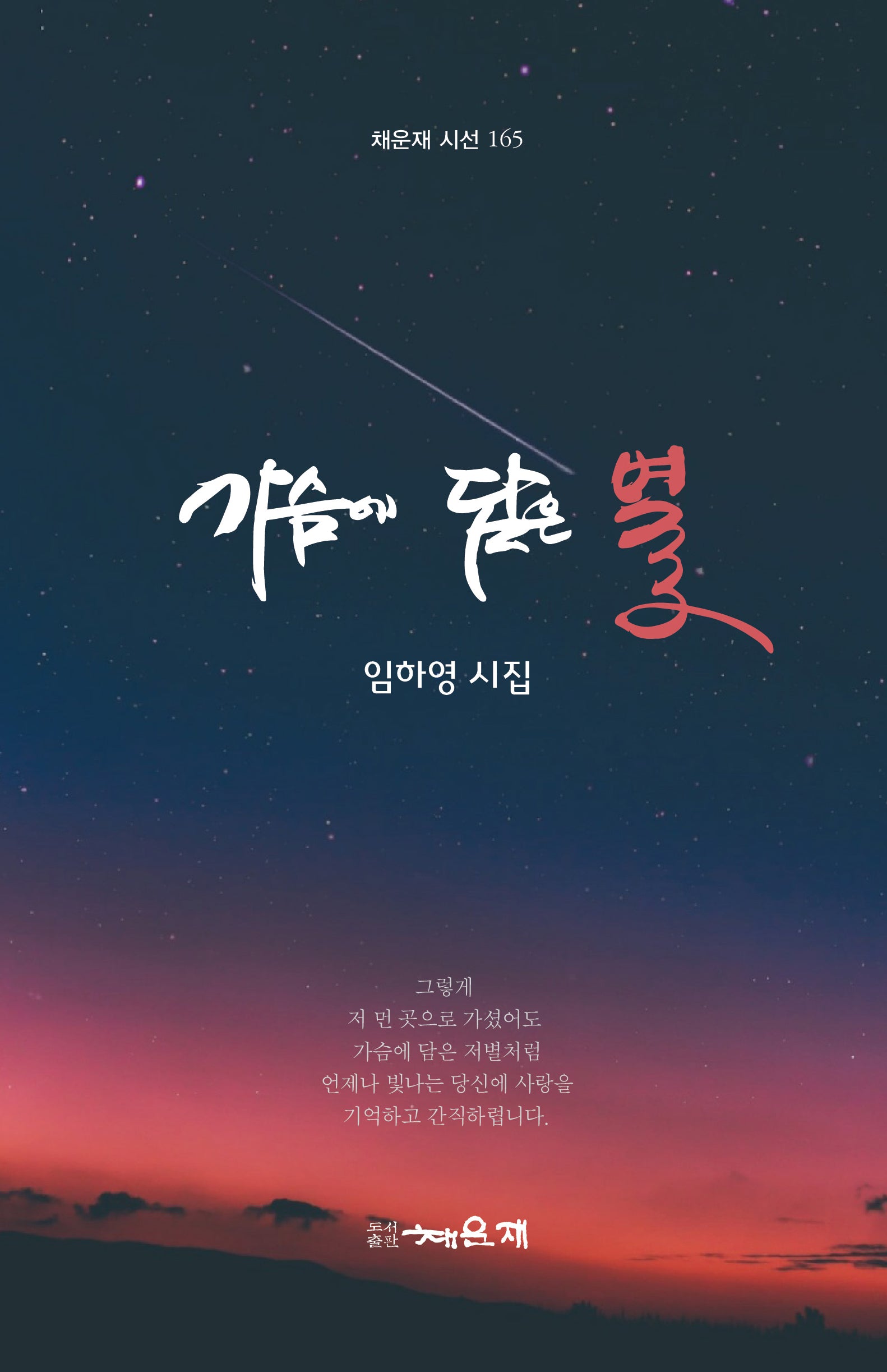 가슴에 담은 별(채운재 시선 165)