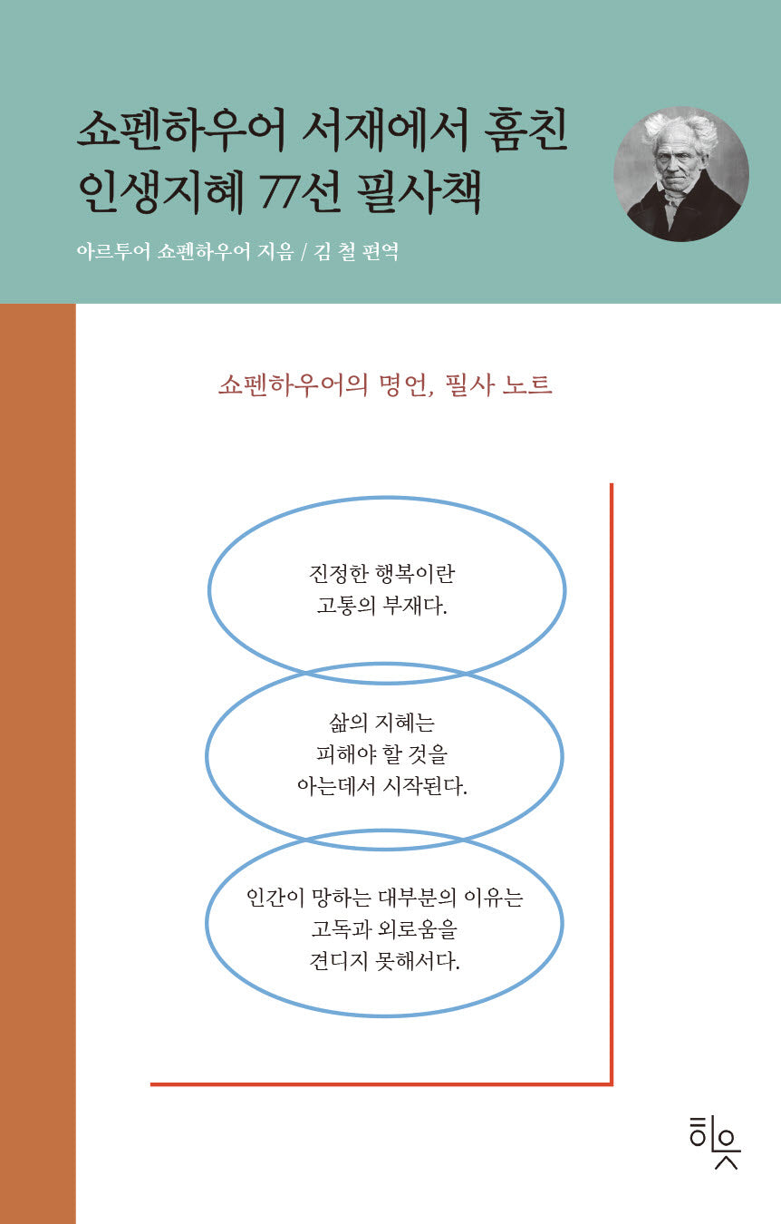 쇼펜하우어 서재에서 훔친 인생지혜 77선 필사책(양장본 Hardcover)