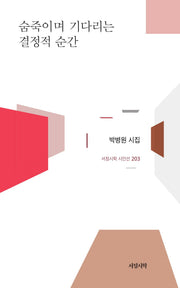 숨죽이며 기다리는 결정적 순간(서정시학 시인선 203)(양장본 Hardcover)