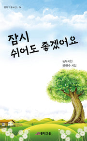 잠시 쉬어도 좋겠어요(문학고을시선 24)
