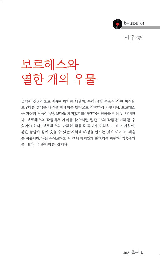 보르헤스와 열한 개의 우물(b-SIDE 1)