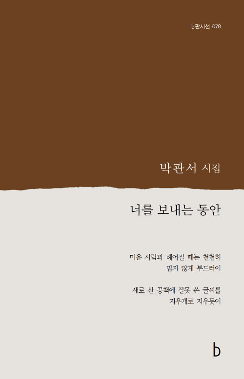너를 보내는 동안(b판시선 78)