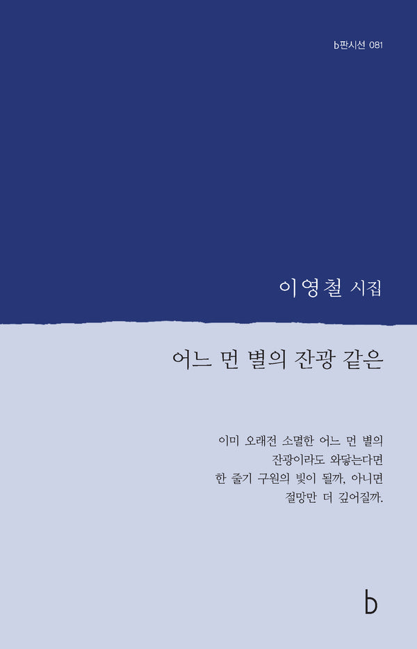 어느 먼 별의 잔광 같은(b판 시선 81)