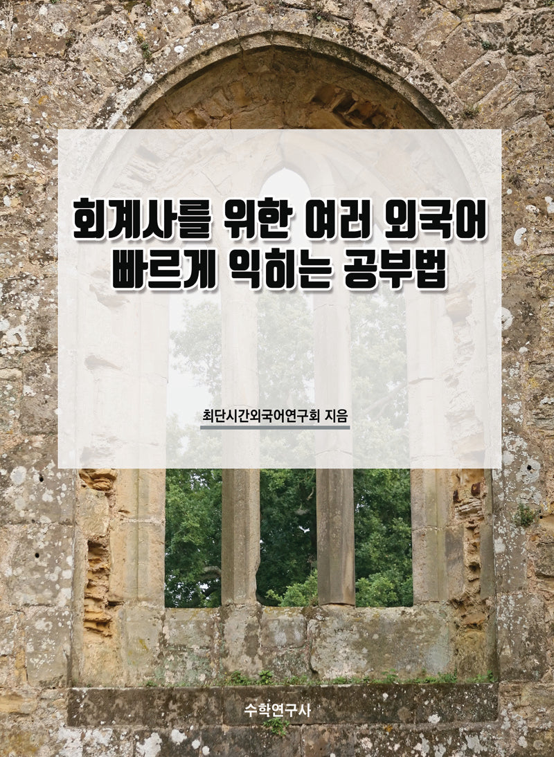 회계사를 위한 여러 외국어 빠르게 익히는 공부법