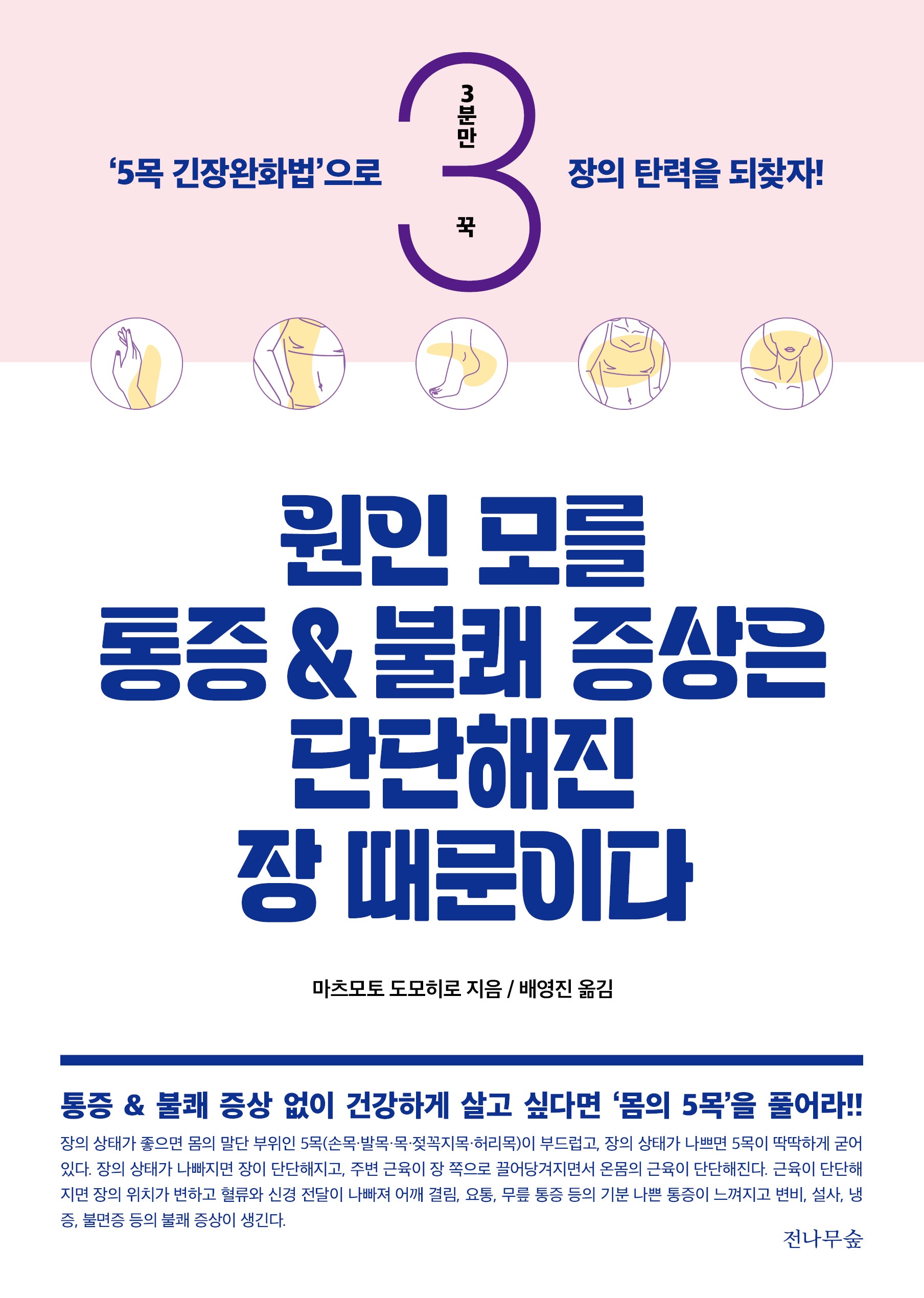 원인 모를 통증&불쾌 증상은 단단해진 장 때문이다