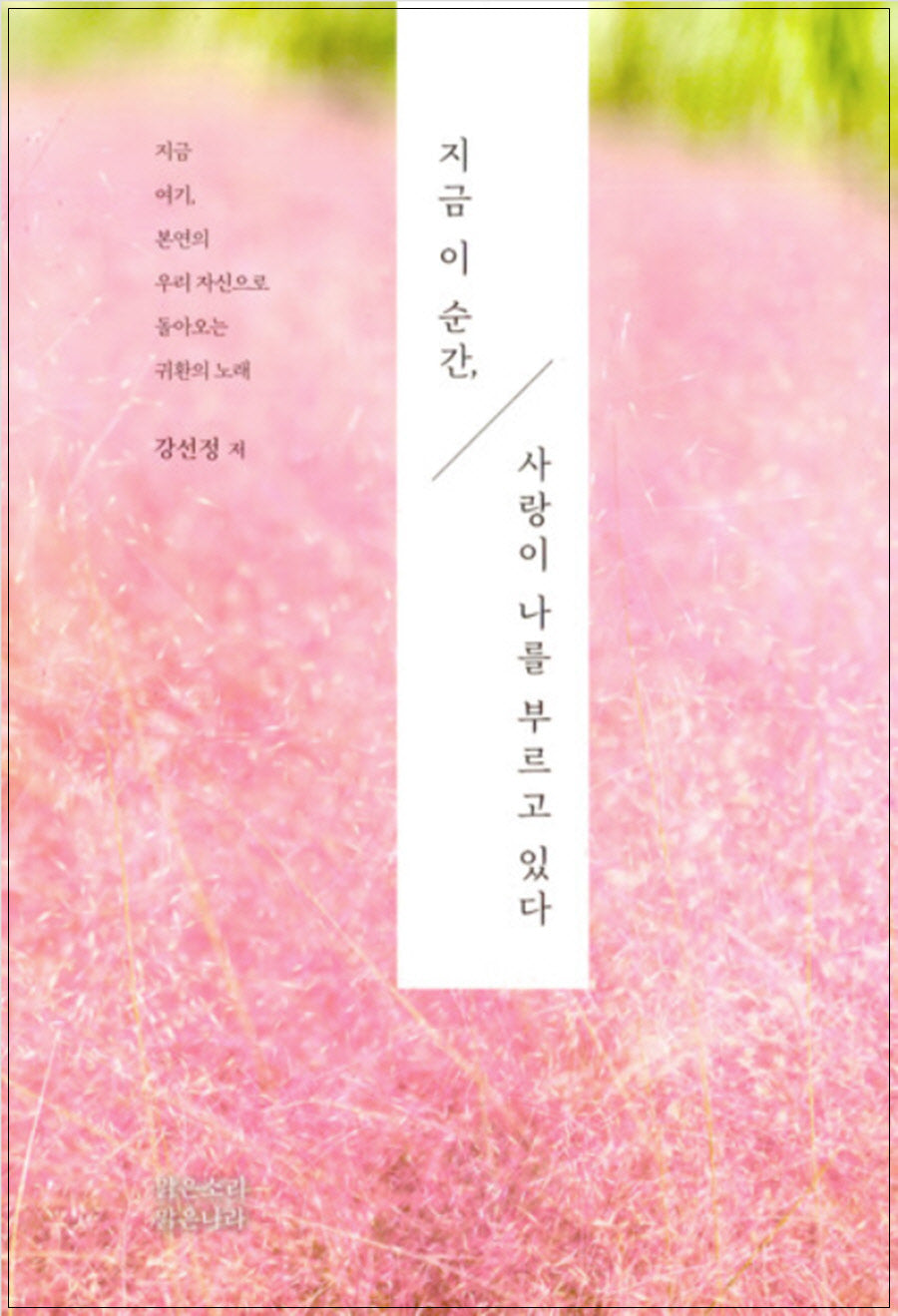 지금 이 순간, 사랑이 나를 부르고 있다