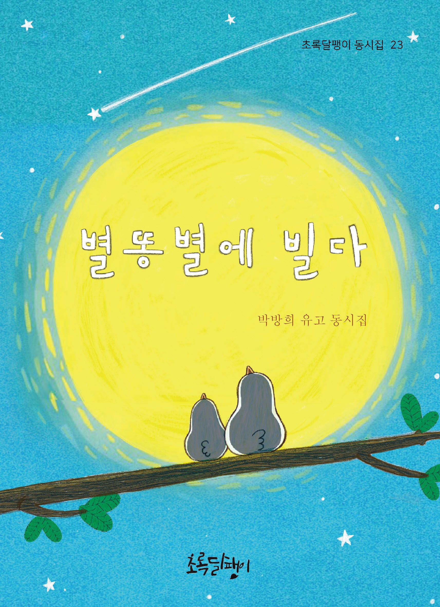 별똥별에 빌다(초록달팽이 시집 23)(양장본 Hardcover)
