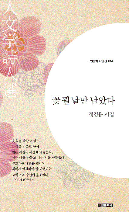 꽃 필 날만 남았다(인문학사 시인선 14)