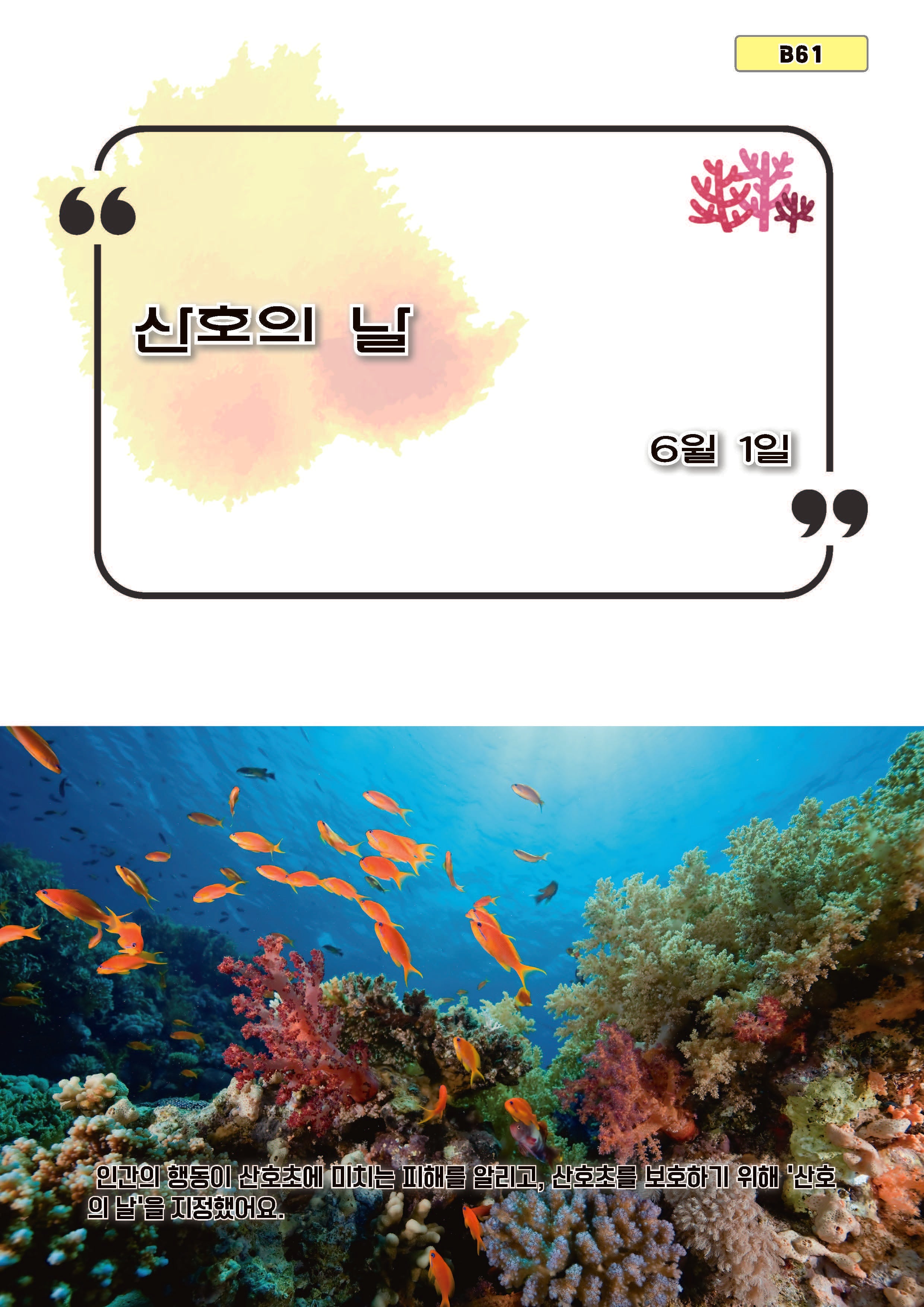 산호의 날(B61)