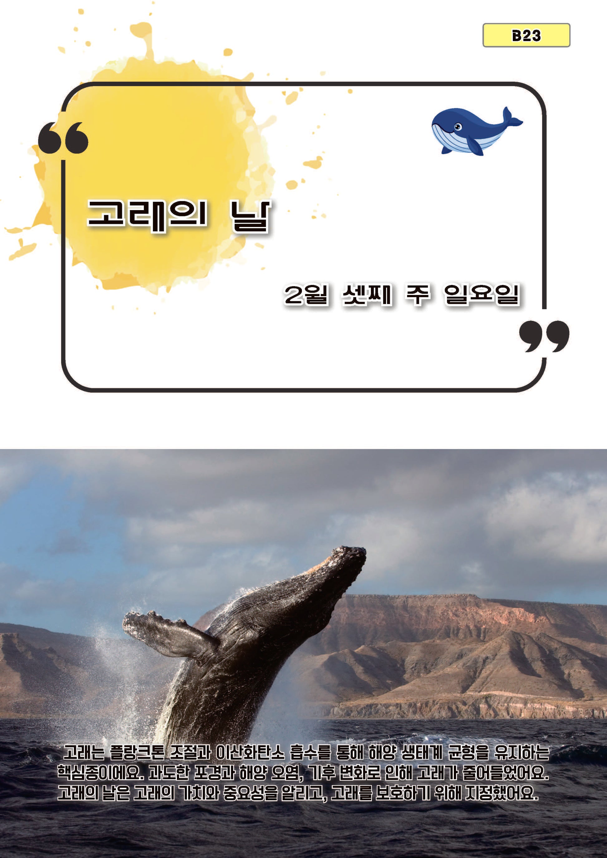 고래의 날(B23)