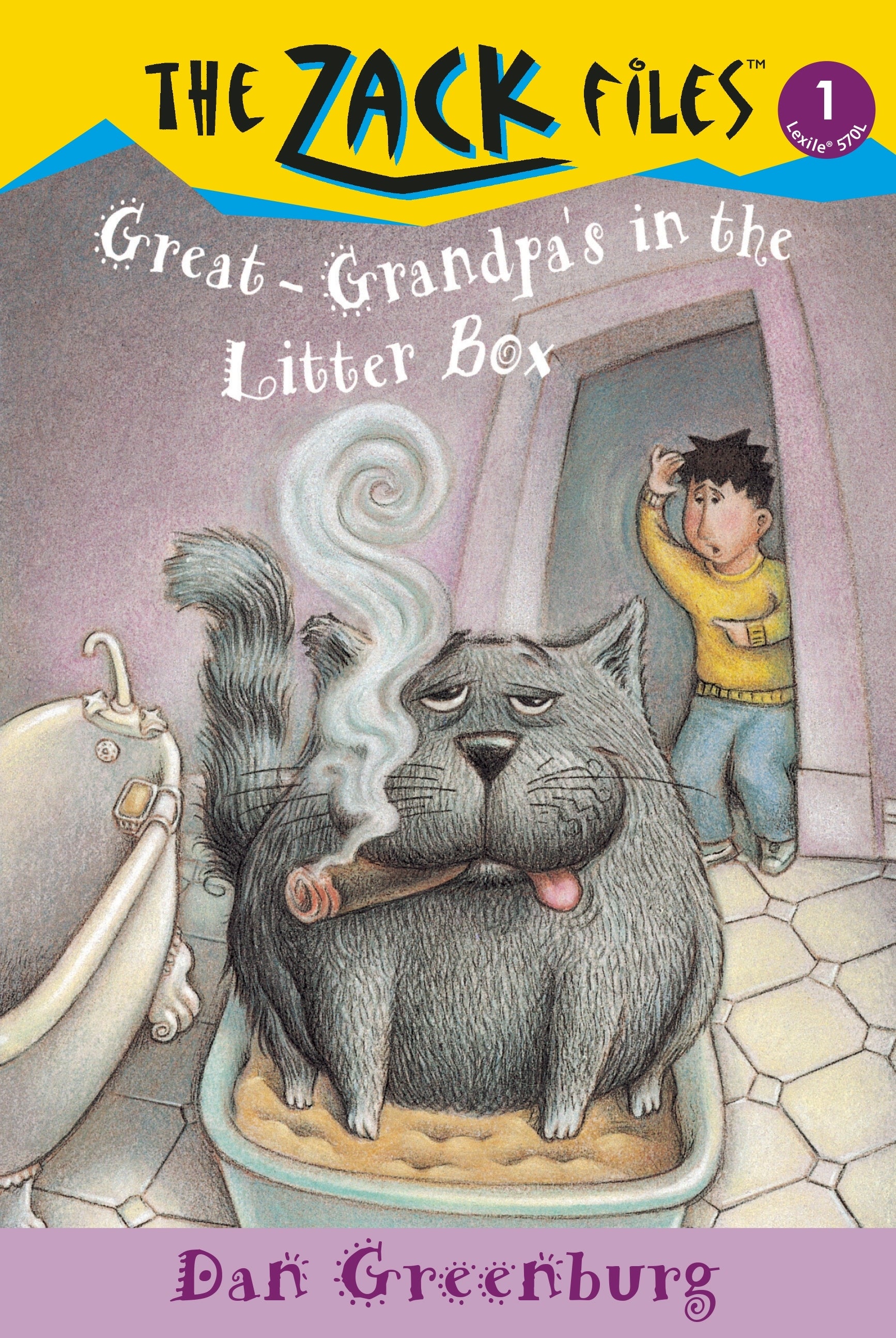 The Zack Files Book(잭 파일스) 1: Great-Grandpa's in the Litter Box(고양이 화장실 속 증조할아버지)