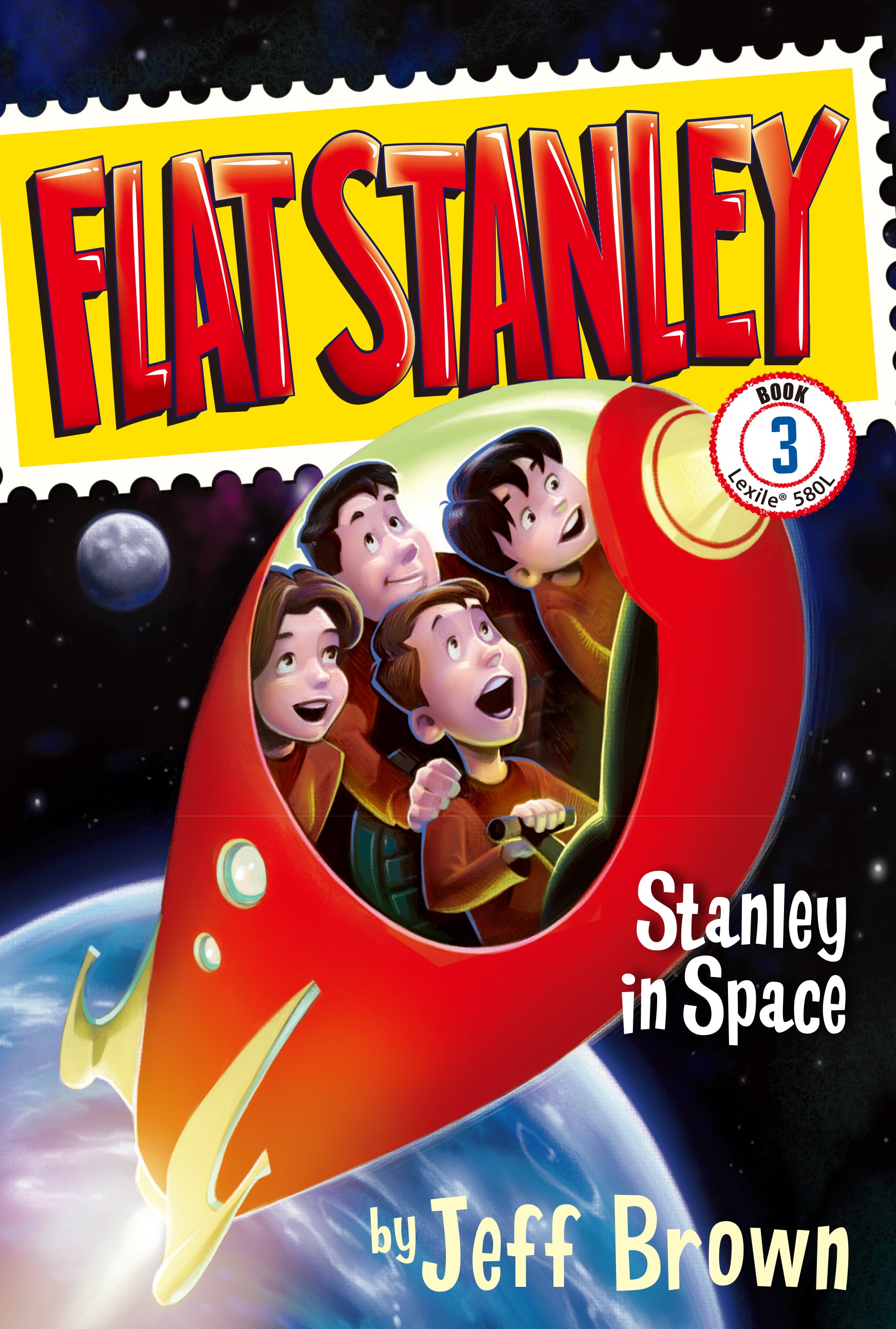 플랫 스탠리 3: 우주로 간 스탠리(Stanley in Space)(개정판 2판)(플랫 스탠리(Flat Stanley))(반양장)