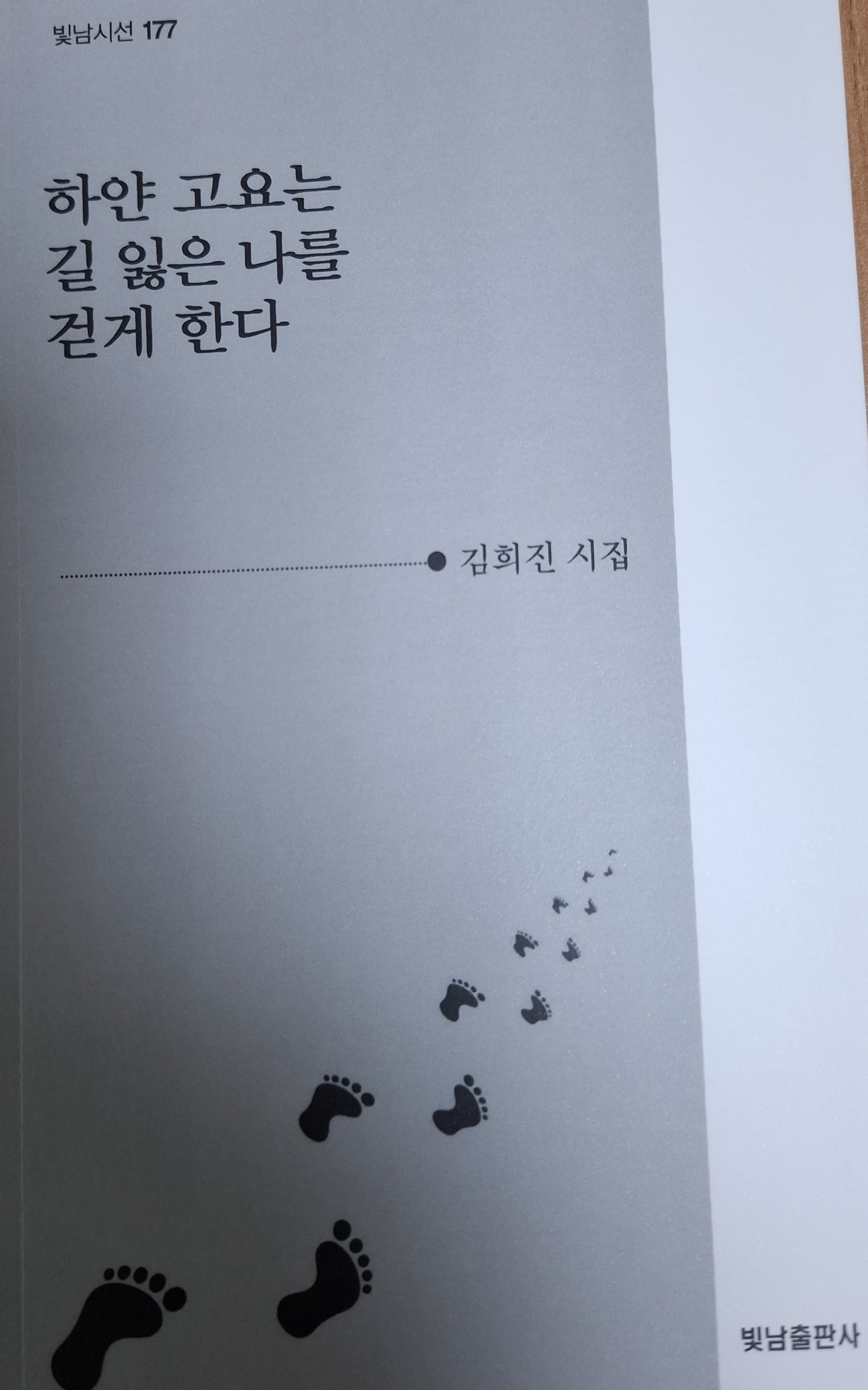 하얀 고요는 길 잃은 나를 걷게 한다