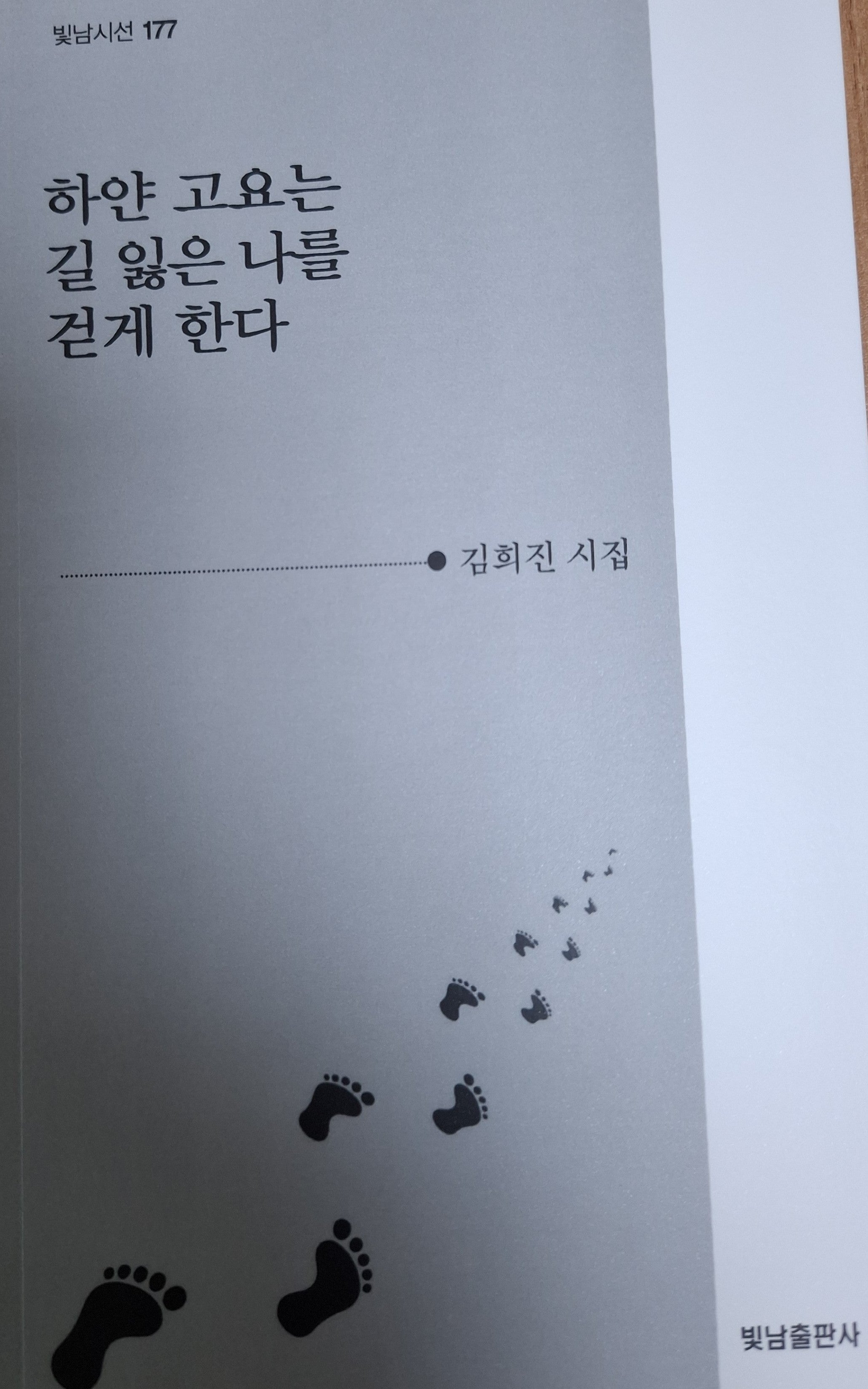 하얀 고요는 길 잃은 나를 걷게 한다