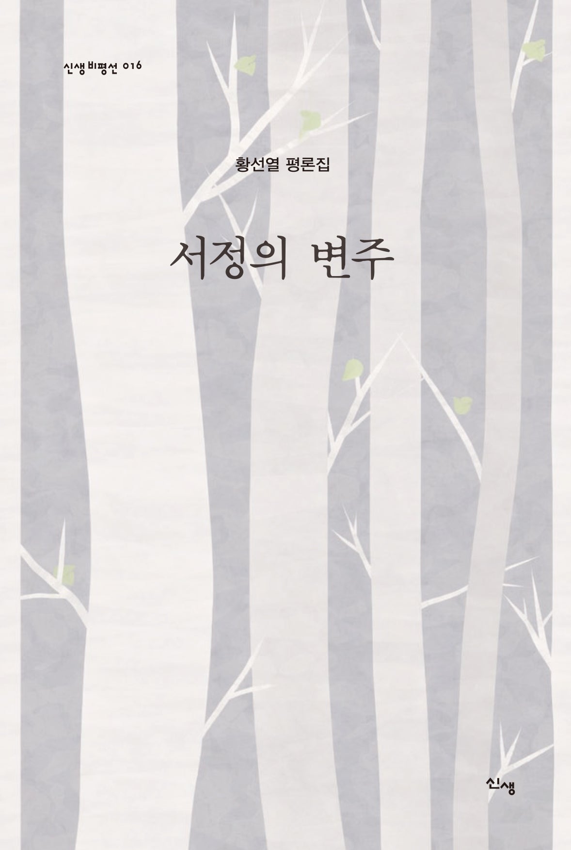 서정의 변주(신생비평선 16)