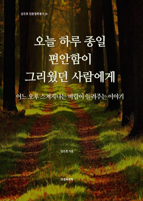 오늘 하루 종일 편안함이 그리웠던 사람에게(김주호 인문철학총서 38)