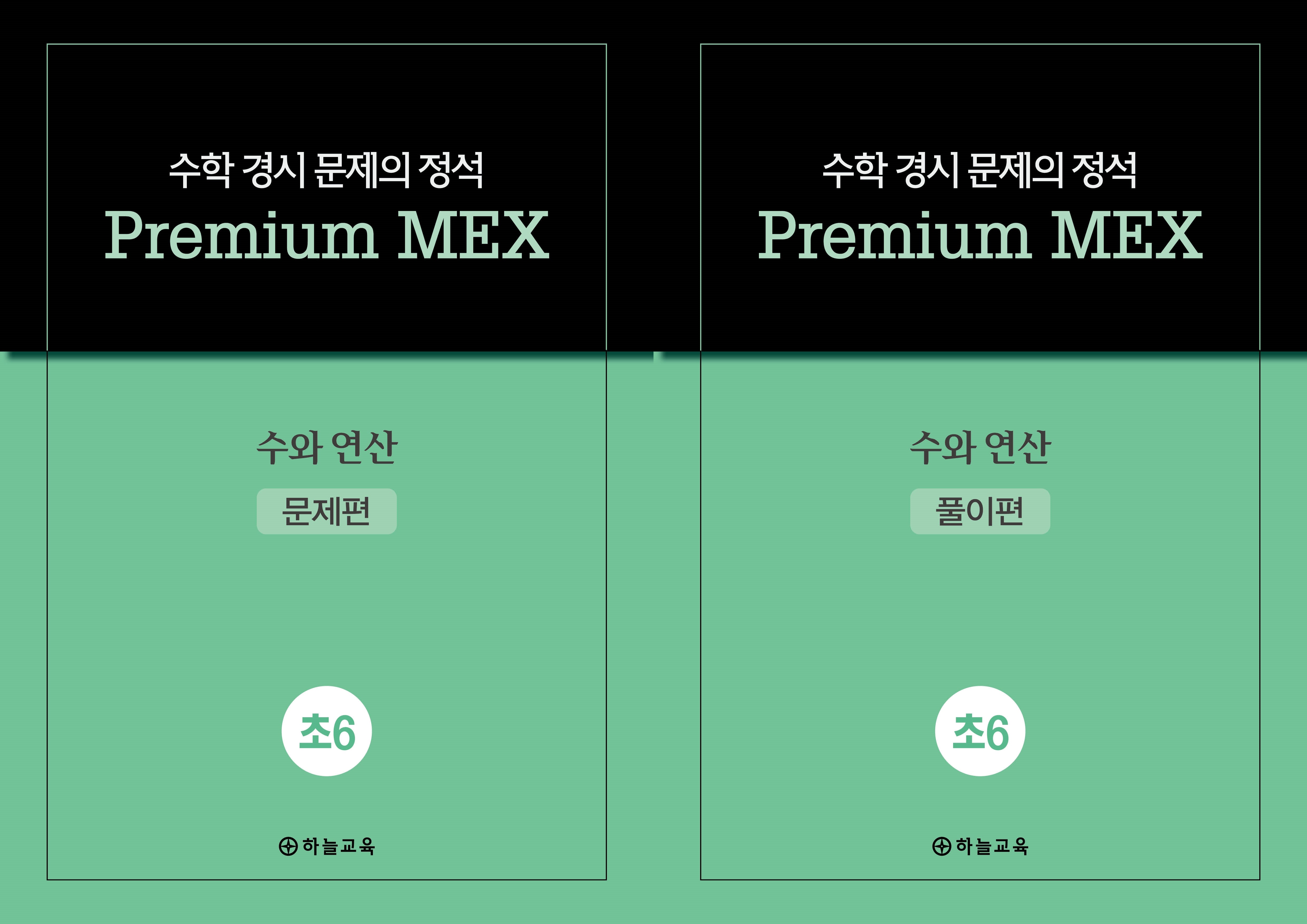 수학 경시 문제의 정석 Premium MEX 초6 수와 연산 문제편+풀이편