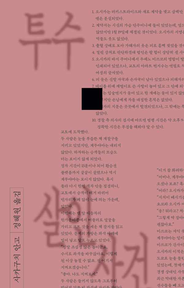 투수 살인 사건(비명과 침묵 4)