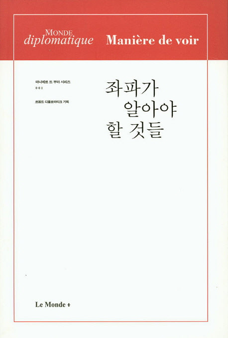좌파가 알아야 할 것들(마니에르 드 부아 시리즈 1)