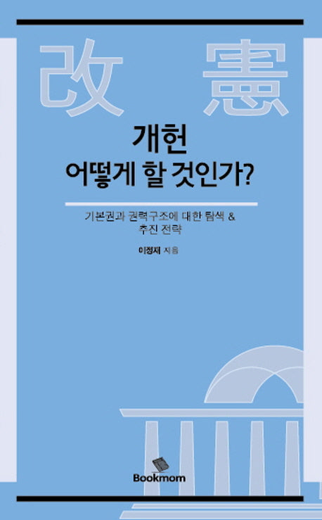 개헌 어떻게 할 것인가?