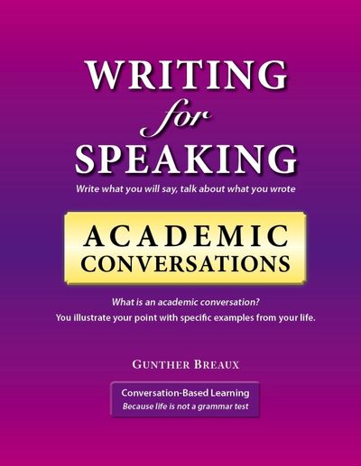 Writing for Speaking Academic Conversations(스프링)