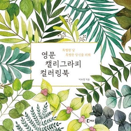 영문 캘리그라피 컬러링북