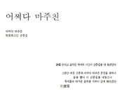어쩌다 마주친