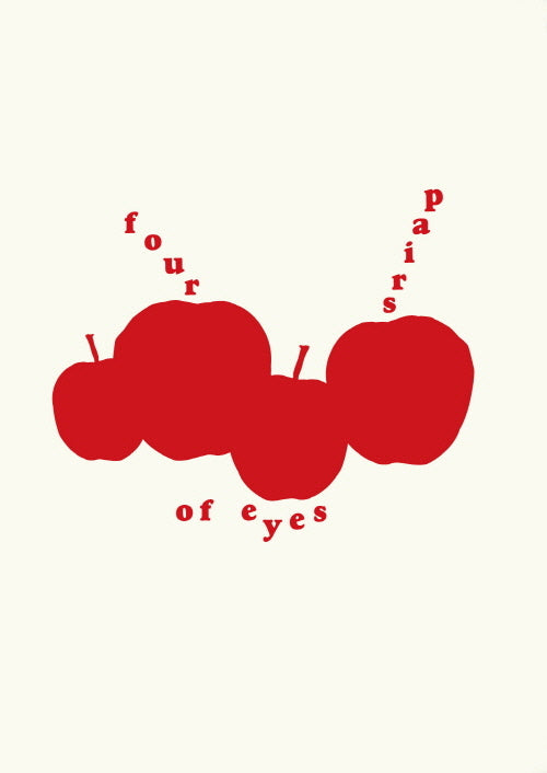 네 개의 사과와 하얀 테이블(Four Pairs of Eyes)