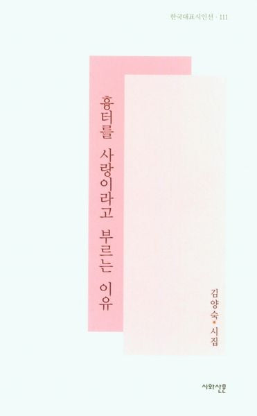 흉터를 사랑이라고 부르는 이유(한국대표시인선 111)