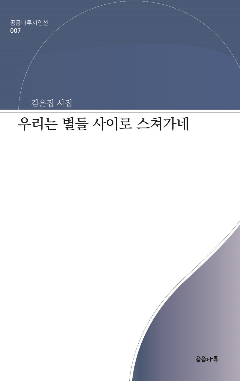 우리는 별들 사이로 스쳐가네(곰곰나루시인선 7)