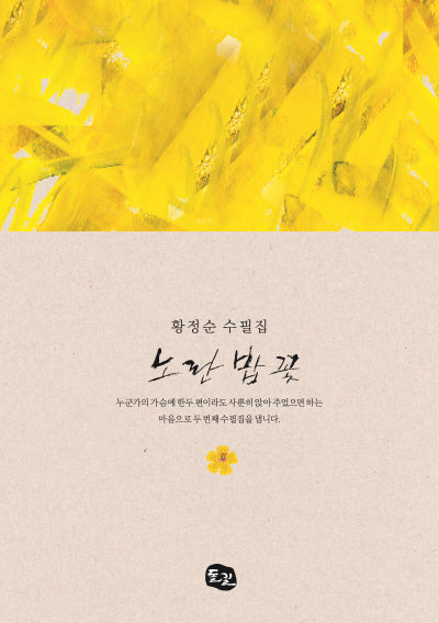 노란 밥 꽃