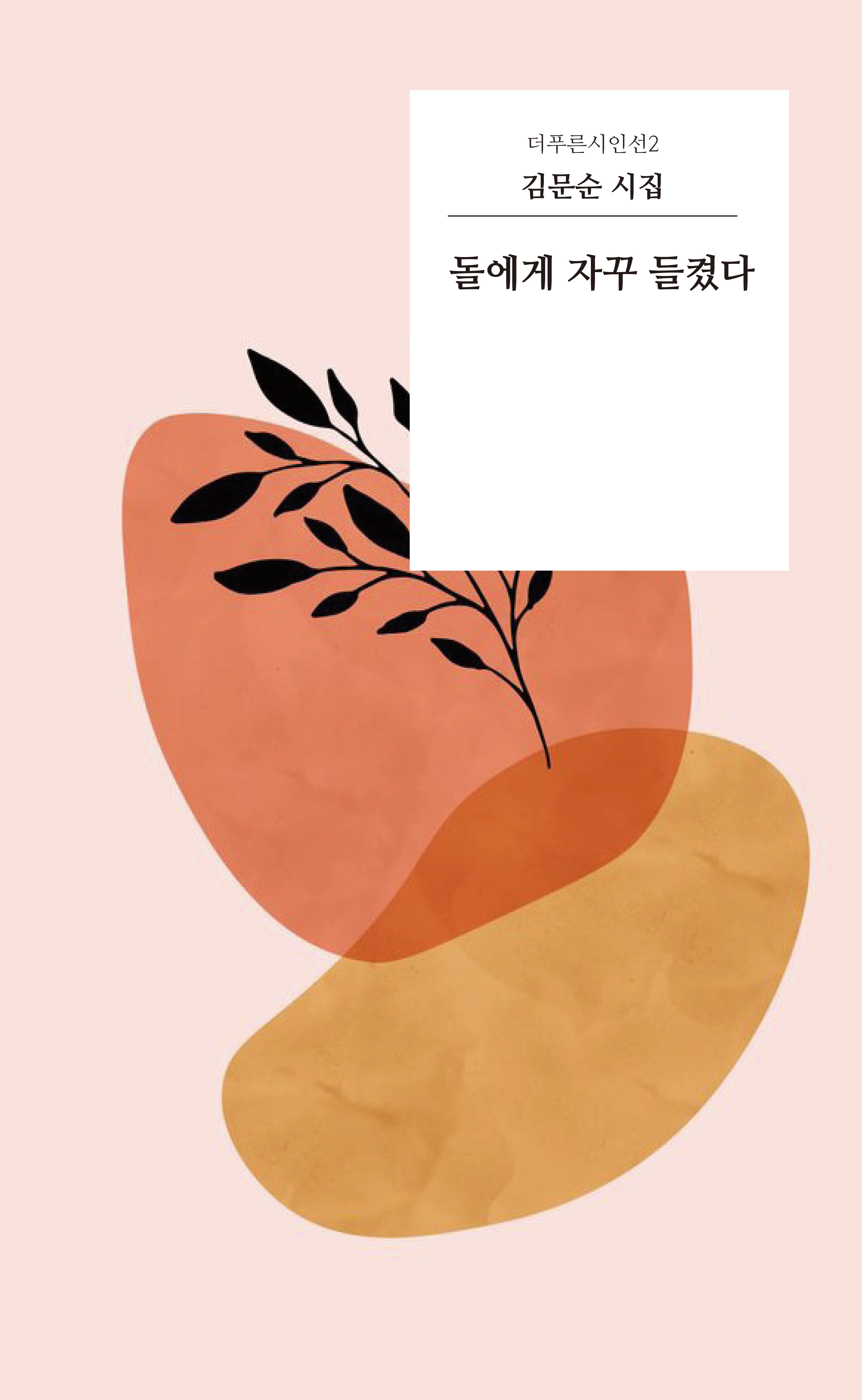 돌에게 자꾸 들켰다(더푸른시인선 2)