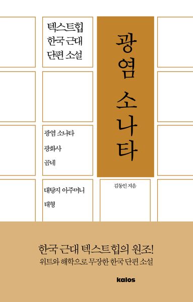 광염 소나타(텍스트힙 한국 근대 단편 소설)
