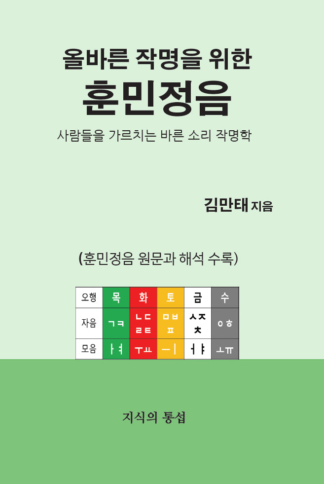 올바른 작명을 위한 훈민정음