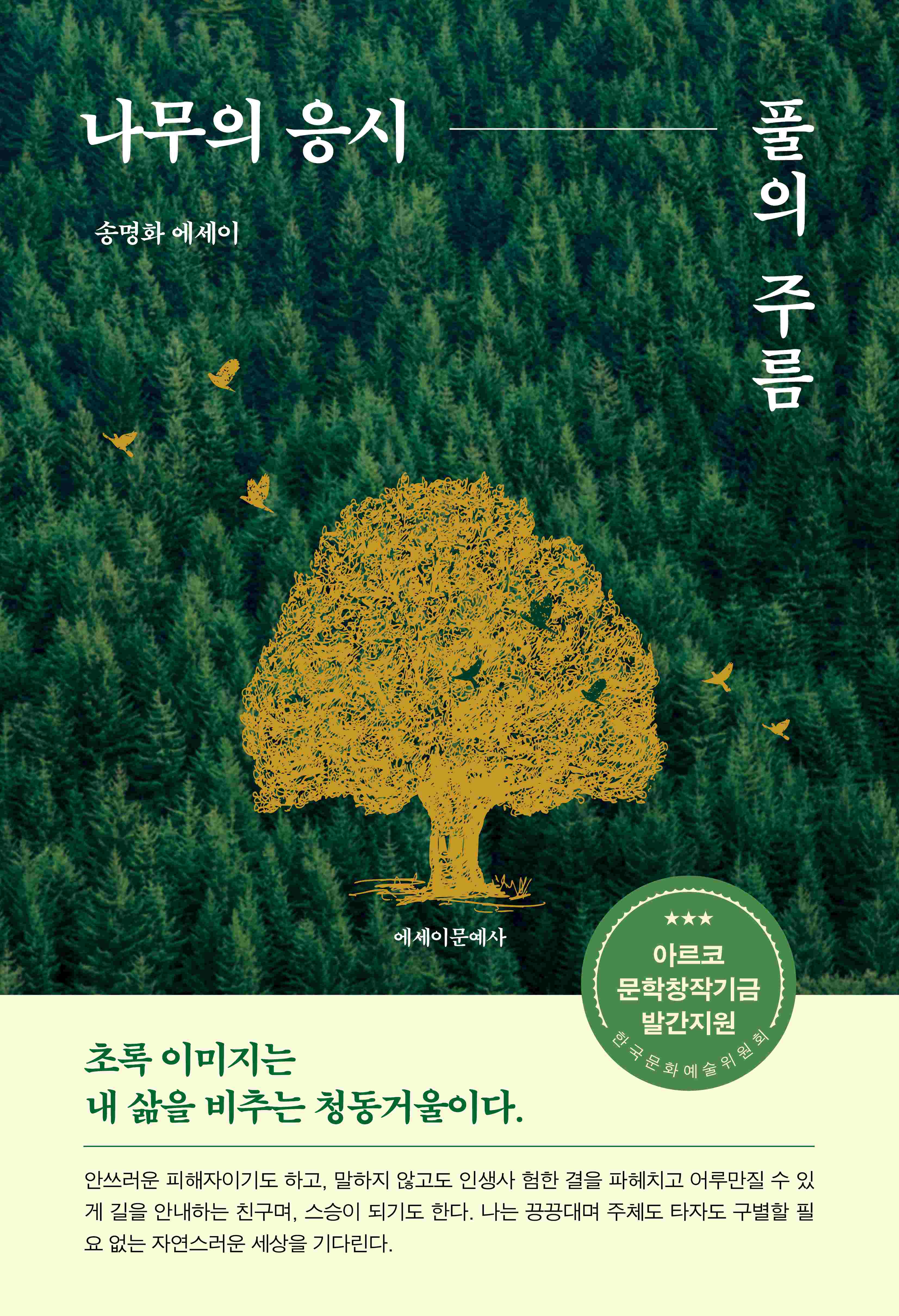 나무의 응시, 풀의 주름(양장본 Hardcover)