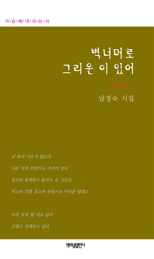 벽 너머로 그리운 이 있어(가슴에내리는시 147)