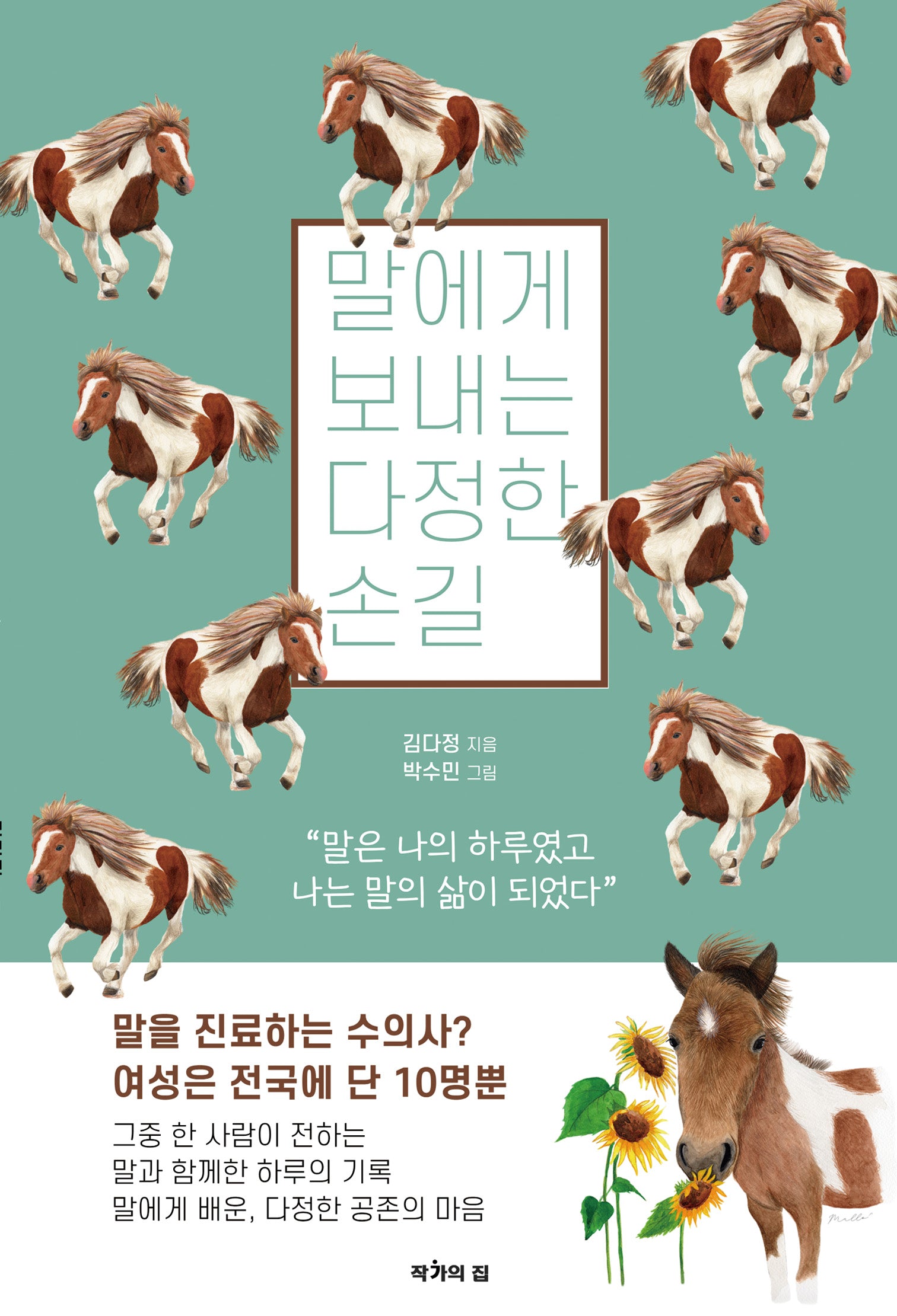 말에게 보내는 다정한 손길