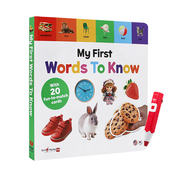 My First Words To Know with 20 Fun-to-Match Cards(세이펜호환)(보드북)